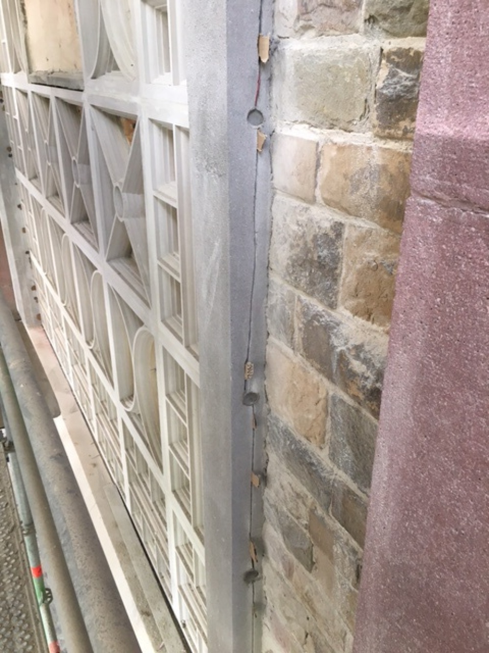 Galvashield CC anodes installed inconspicuously around windows